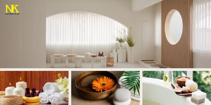 cách trang trí spa tại nhà