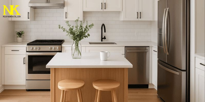 hình ảnh nhà bếp đơn giản