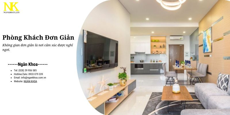 Phòng khách Đơn Giản