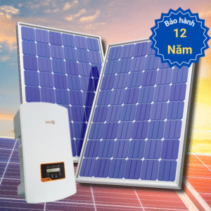 Hệ thống điện mặt trời hòa lưới bám tải 4kWP